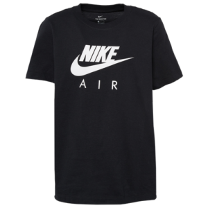 Nike Boys Nike Air Logo T-Shirt - Boys' Grade School Black/White Size S