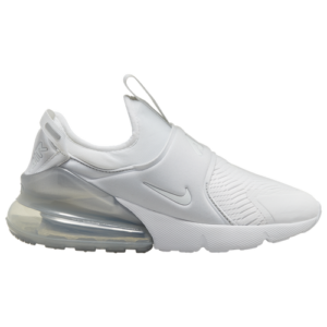 Nike Boys Nike Air Max 270 Extreme - Boys' Grade School Shoes White/White/Metallic Silver Size 07.0