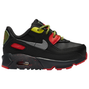 Nike Boys Nike Air Max 90 - Boys' Toddler Running Shoes Black/Metallic Silver/Dark Smoke Grey Size 06.0