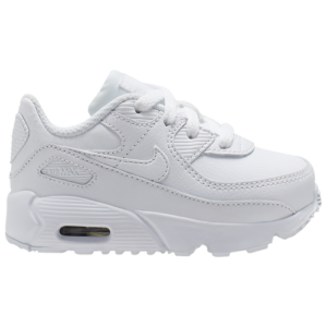 Nike Boys Nike Air Max 90 - Boys' Toddler Running Shoes White/White/Met Silver Size 08.0