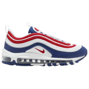 Nike Boys Nike Air Max 97 - Boys' Grade School Shoes White/University Red/Rouge Size 05.0