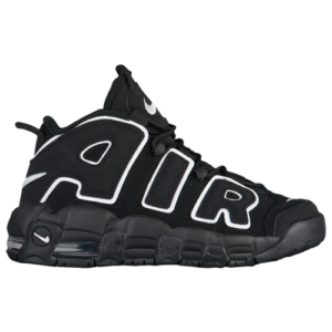 Nike Boys Nike Air More Uptempo - Boys' Grade School Basketball Shoes Black Size 05.0