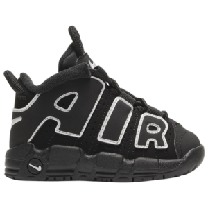 Nike Boys Nike Air More Uptempo - Boys' Toddler Shoes Black/White/Black Size 03.0