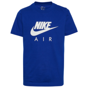 Nike Boys Nike Air T-Shirt - Boys' Grade School Blue/White Size L