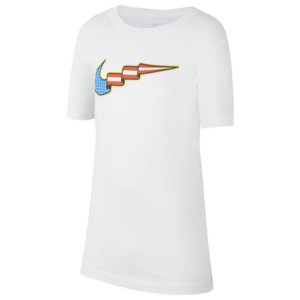 Nike Boys Nike Americana T-Shirt - Boys' Grade School White/Red/Blue Size XL