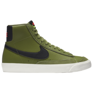 Nike Boys Nike Blazer Mid - Boys' Grade School Shoes Black/Orange/Green Size 06.5