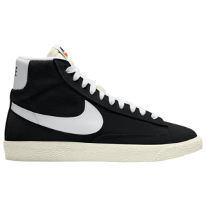 Nike Boys Nike Blazer Mid - Boys' Grade School Shoes Black/White Size 07.0