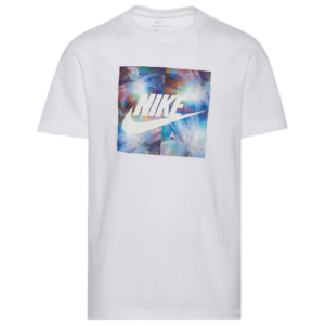 Nike Boys Nike Boxed Galaxy T-Shirt - Boys' Grade School White/Multi Size L