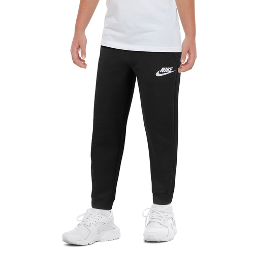 Nike Boys Nike Club Fleece Jogger Pants - Boys' Grade School Black/Black/White Size S