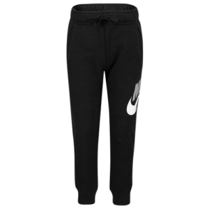 Nike Boys Nike Club HBR Jogger - Boys' Preschool Black/Light Smoke Grey/White Size 7