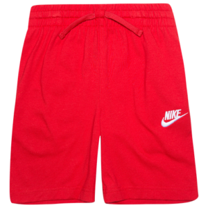 Nike Boys Nike Club Shorts - Boys' Preschool Red/White Size 7