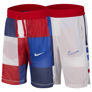 Nike Boys Nike Elite Reversible Shorts - Boys' Grade School University Red/University Red/White Size XL