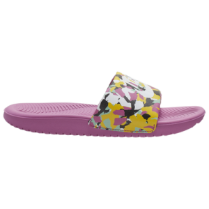 Nike Boys Nike Kawa Slide - Boys' Grade School Shoes Cosmic Fuchsia/White/Emerald Rise Size 05.0