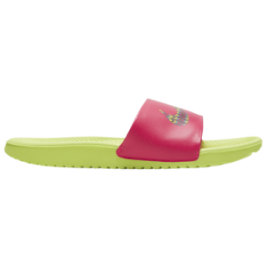 Nike Boys Nike Kawa Slide - Boys' Grade School Shoes Volt/Multi/Pink Blast Size 05.0