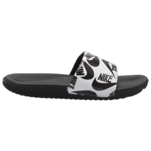 Nike Boys Nike Kawa Slide - Boys' Grade School Shoes White/Black/Multi Size 04.0