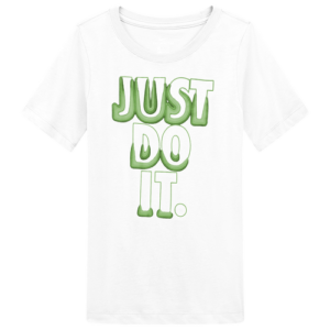 Nike Boys Nike NSW T-Shirt JDI Glow - Boys' Grade School White/Green Size S