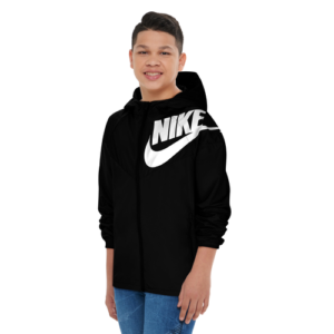 Nike Boys Nike NSW Windrunner Jacket - Boys' Grade School Black/Black Size S