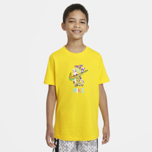 Nike Boys Nike S/S WT T-Shirt - Boys' Grade School Yellow/Black Size S