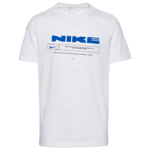 Nike Boys Nike Space to Dream T-Shirt - Boys' Grade School White/Blue Size L