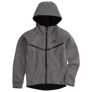 Nike Boys Nike Tech Fleece Full-Zip Hoodie - Boys' Preschool Gray/Gray Size 6