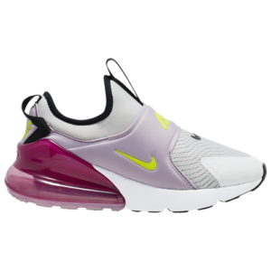 Nike Girls Nike Air Max 270 Extreme - Girls' Grade School Shoes Photon Dust/Lemon Venom/Iced Lilac Size 06.0