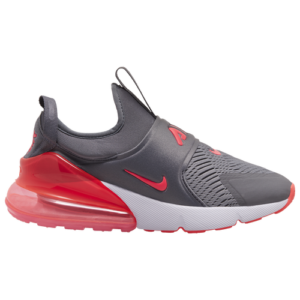 Nike Girls Nike Air Max 270 Extreme - Girls' Grade School Shoes Smoke Grey/Flash Crimson/White Size 05.0