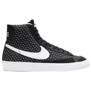 Nike Girls Nike Blazer Mid '77 - Girls' Grade School Basketball Shoes Black/White/Black Size 07.0