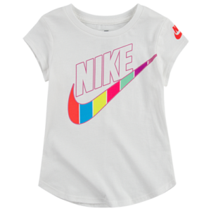 Nike Girls Nike Get Outside T-Shirt - Girls' Preschool White/Multi Size 5