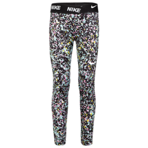 Nike Girls Nike JDIY Dri-fit Regrind Leggings - Girls' Preschool Emerald/Multi Size 4