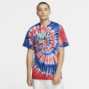 Nike Mens Nike 90 East Dream Team T-Shirt - Mens White/Blue Void/Red Size S