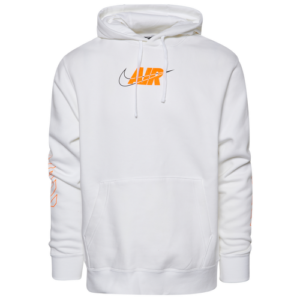 Nike Mens Nike Air Box CF Pullover Hoodie - Mens White/White Size XL