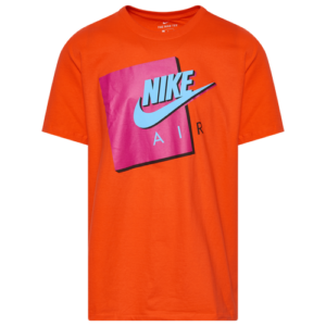 Nike Mens Nike Air Box T-Shirt - Mens Team Orange/Fuchsia/Blue Size XL