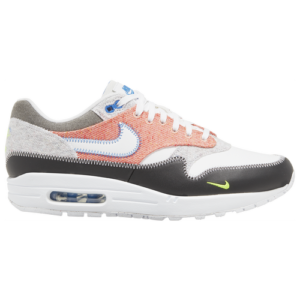 Nike Mens Nike Air Max 1 - Mens Running Shoes White/Game Royal/Electric Green Size 11.5