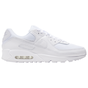 Nike Mens Nike Air Max 90 - Mens Running Shoes White/White/Wolf Grey Size 09.0