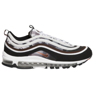 Nike Mens Nike Air Max '97 - Mens Running Shoes White/Black/Baroque Brown Size 09.5