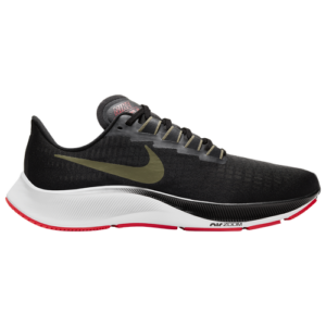 Nike Mens Nike Air Zoom Pegasus 37 - Mens Running Shoes Black/Medium Olive/Olive Aura Size 07.5