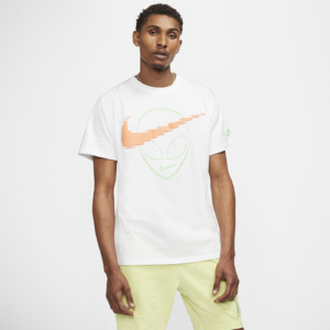 Nike Mens Nike Alien Top - Mens White/Orange Size XL