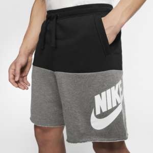 Nike Mens Nike CB Alumni Shorts - Mens Black/Carbon Heather/White Size XXL