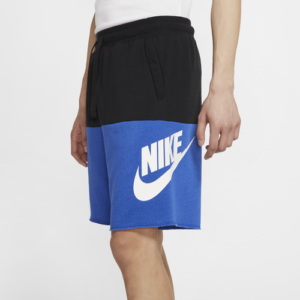 Nike Mens Nike CB Alumni Shorts - Mens Black/Game Royal/White Size S