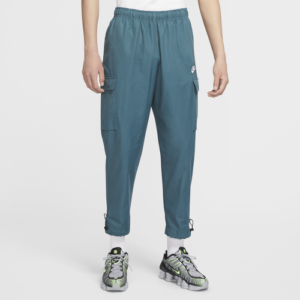 Nike Mens Nike City Edition Woven Players Pants - Mens Ash Green/White Size M