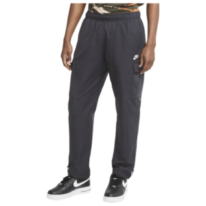 Nike Mens Nike City Edition Woven Players Pants - Mens Black/White Size S