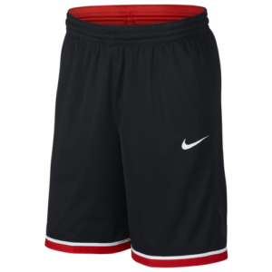 Nike Mens Nike Classic Shorts - Mens Black/Anthracite/White Size L