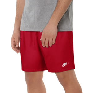 Nike Mens Nike Club Essentials Woven Flow Shorts - Mens Red/White Size XL