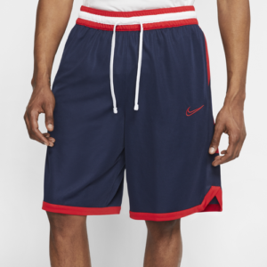 Nike Mens Nike Elite Stripe Shorts - Mens Navy/Red Size L