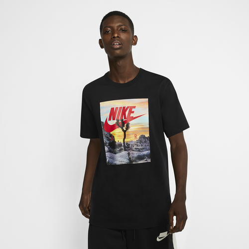 Nike Mens Nike Festival Photo T-Shirt - Mens Black Size L