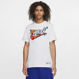 Nike Mens Nike Futura SAN T-Shirt - Mens White Size S