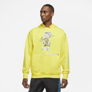 Nike Mens Nike Kyrie Pineapple PO Hoodie - Mens Yellow/Multi Size XXL