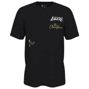 Nike Mens Nike NBA EXP Champion T-Shirt - Mens Black/Gold Size XL