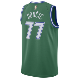 Nike Mens Nike NBA Hardwood Classic Swingman Jersey - Mens Clover Green/White/Blue Size S