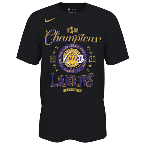 Nike Mens Nike NBA Locker Room Champion T-Shirt - Mens Black/Yellow Size XXL